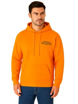 Orange Off-White x Hoodie