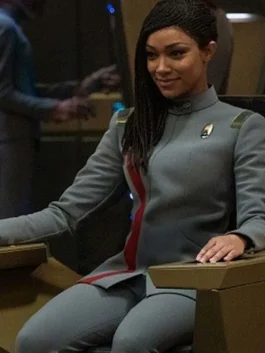 Alternative view of Star Trek Discovery Season 4 Sonequa Martin Grey Jacket
