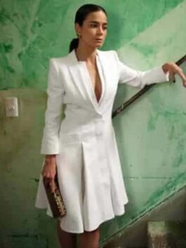 Queen of The South Alice Braga White Coat