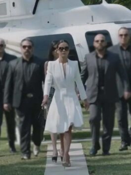 Queen of The South Alice Braga White Coat