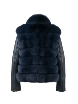 fox-fur-with-leather-sleeves-jacket-for-women