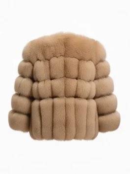 women-premium-real-fox-fur-bubble-jacket