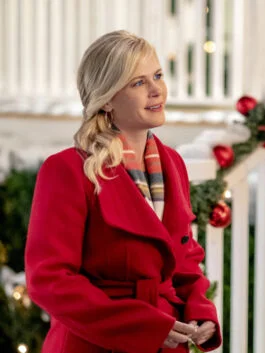 A Magical Christmas 2022 Village Alison Sweeney Red Coat