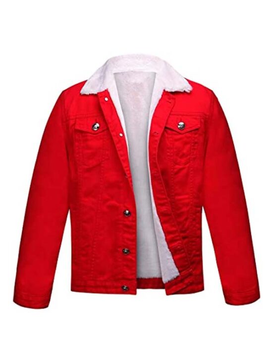 Men's Christmas Denim jacket