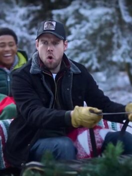 Falling For Christmas Jake Russell Black Jacket