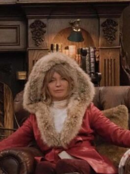 The Christmas Chronicles Goldie Hawn Shearling Coat