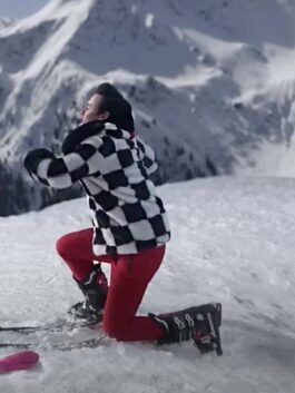 George Young Falling For Christmas Shearling Jacket