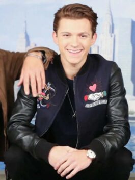 Spider-Man Homecoming Varsity Black Jacket