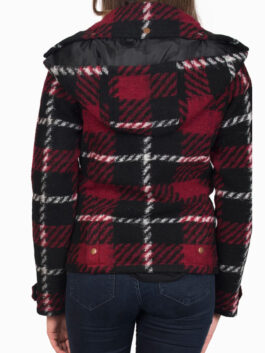 Pumpkin Picking Copper Plaid Jacket