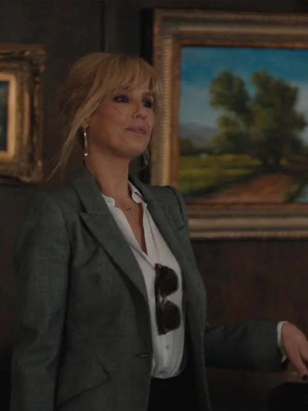 Yellowstone Season 5 Beth Dutton Grey Blazer
