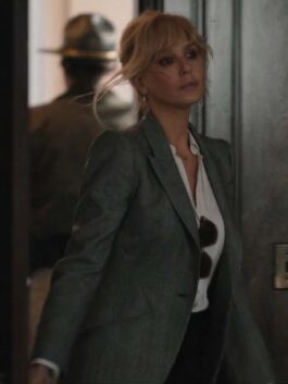 Yellowstone Season 5 Beth Dutton Grey Blazer