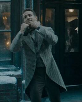 Spirited 2022 Ryan Reynolds Plaid Coat