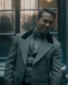 Spirited 2022 Ryan Reynolds Plaid Coat