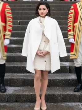 The Princess Switch 3 Vanessa Hudgens Coat Front