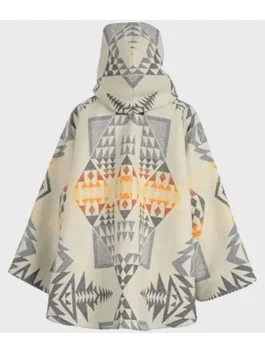 yellowstone-beth-dutton-white-poncho-coat