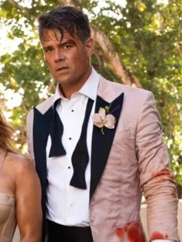 Shotgun Wedding 2023 Josh Duhamel White Blazer