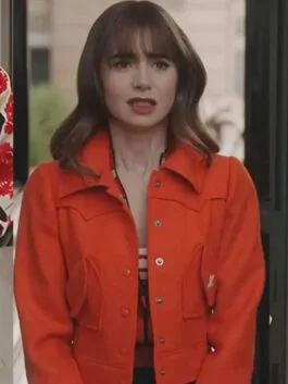 Emily Cooper Emily In Paris S03 Orange Jacket