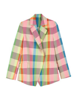 Emily Cooper Emily In Paris S03 Multi-Color Coat