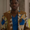 Emily In Paris S03 Samuel Arnold Brown Floral Print Blazer