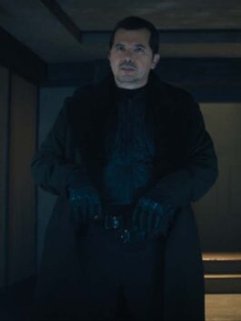 Violent Night 2022 Scrooge Black Coat