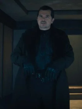 Violent Night 2022 Scrooge Black Coat