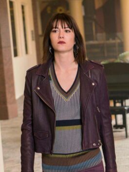Fargo Nikki Swango Burgundy Leather Jacket