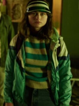 White Noise 2022 Raffey Cassidy Green Jacket