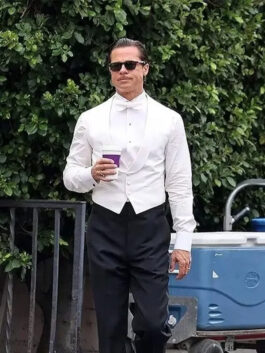 Babylon 2022 Brad Pitt White Vest