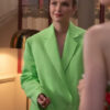 Emily In Paris S03 Camille Razat Green Oversized Blazer