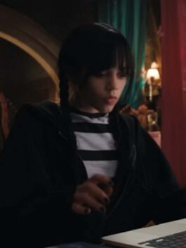 Wednesday 2022 Jenna Ortega Black Hoodie