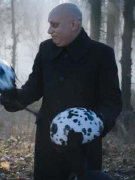 Wednesday 2022 Fred Armisen Black Coat