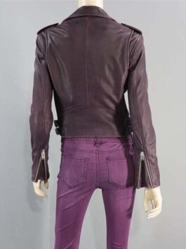 Fargo Nikki Swango Burgundy Leather Jacket
