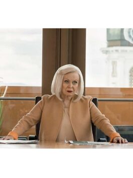 Yellowstone S05 Jacki Weaver Beige Coat