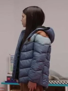 M3GAN 2023 Violet McGraw Blue Jacket