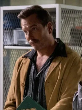 Murderville Will Arnett Brown Jacket