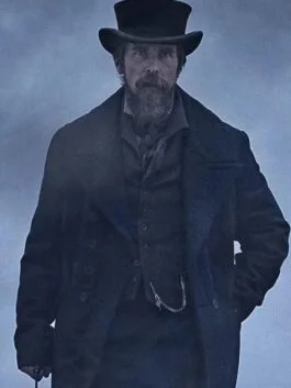 The Pale Blue Eye 2022 Christian Bale Black Coat