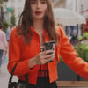 Emily Cooper Emily In Paris S03 Orange Jacket