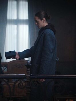 Wednesday Xavier Thorpe Gray Coat