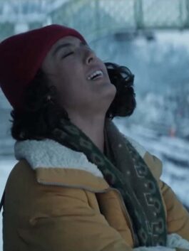 Your Christmas or Mine Hayley Yellow Jacket