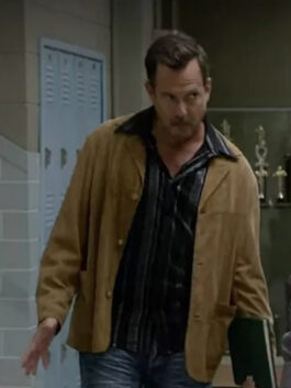 Murderville Will Arnett Brown Jacket