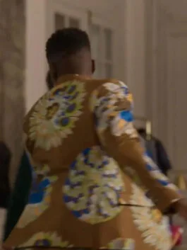 Emily In Paris S03 Samuel Arnold Brown Floral Print Blazer