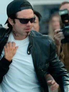 Pam & Tommy 2022 Tommy Lee Black Jacket