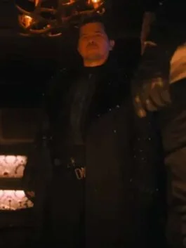 Violent Night 2022 Scrooge Black Coat