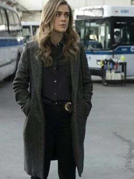 Manifest S04 Michaela Stone Grey Coat
