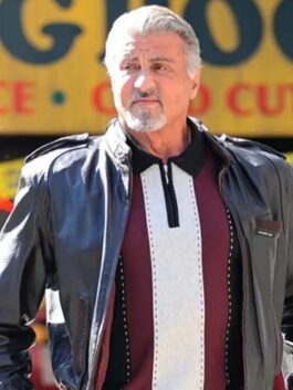 Tulsa King Sylvester Stallone Black Jacket