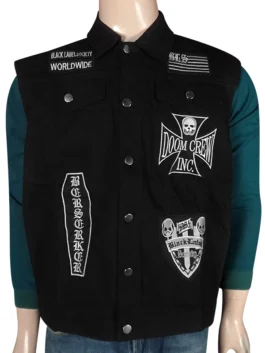 Black Label Society Denim Vest 3