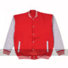 New Baseball College DJ Red Grey Jacket