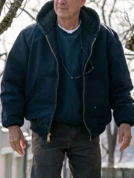 A Man Called Otto Tom Hanks Blue Hooded Jacket