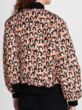 Emily In Paris S03 Lily Collins Bomber Jacket back