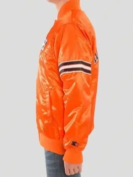 Houston Astros Orange Jacket side pose